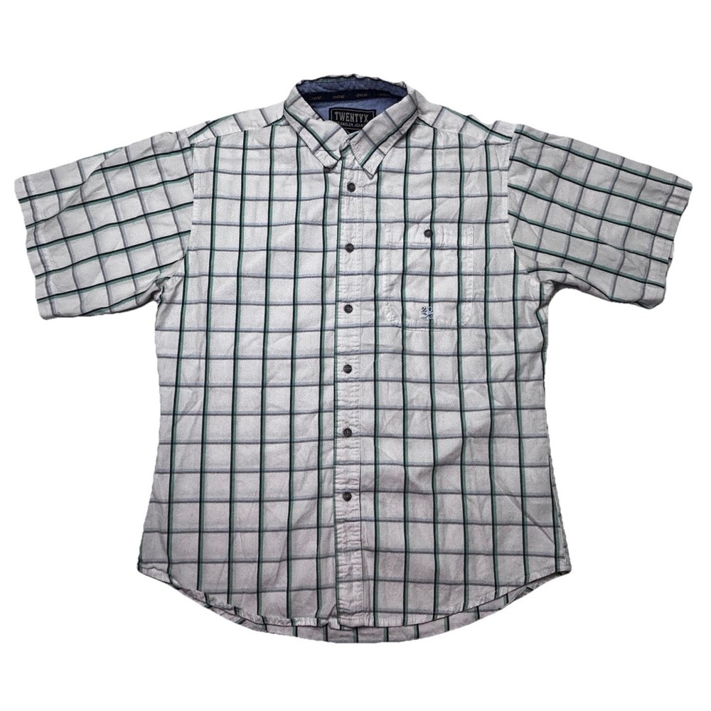 Wrangler TwentyX‎ RJ3082A Youth XL Plaid Western Shirt Button Down Cowboy Ranch